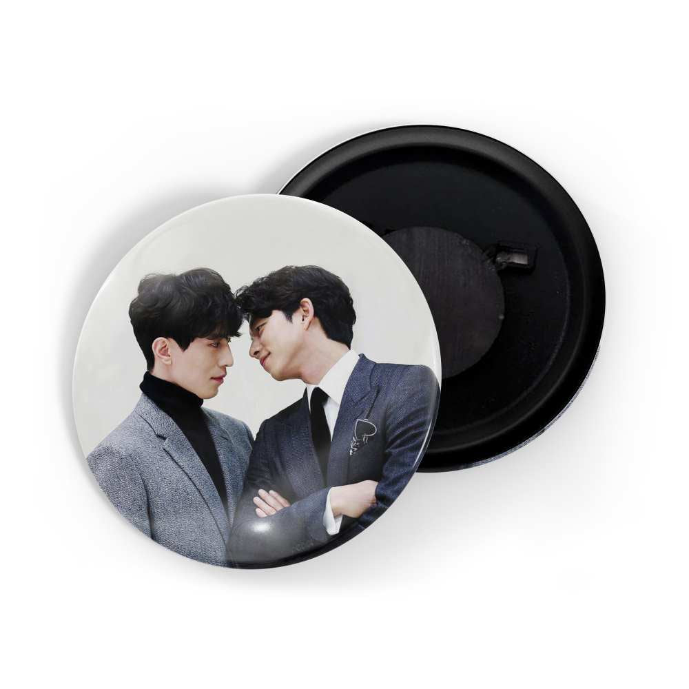 dhcrafts Fridge Magnet K-Drama Korean Actor Multicolour Lee Dong-wook & Gong Yoo D1 Glossy Finish Design Pack of 1